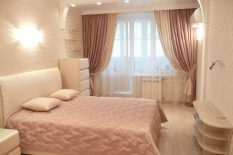 Элегантная спальня с балконом